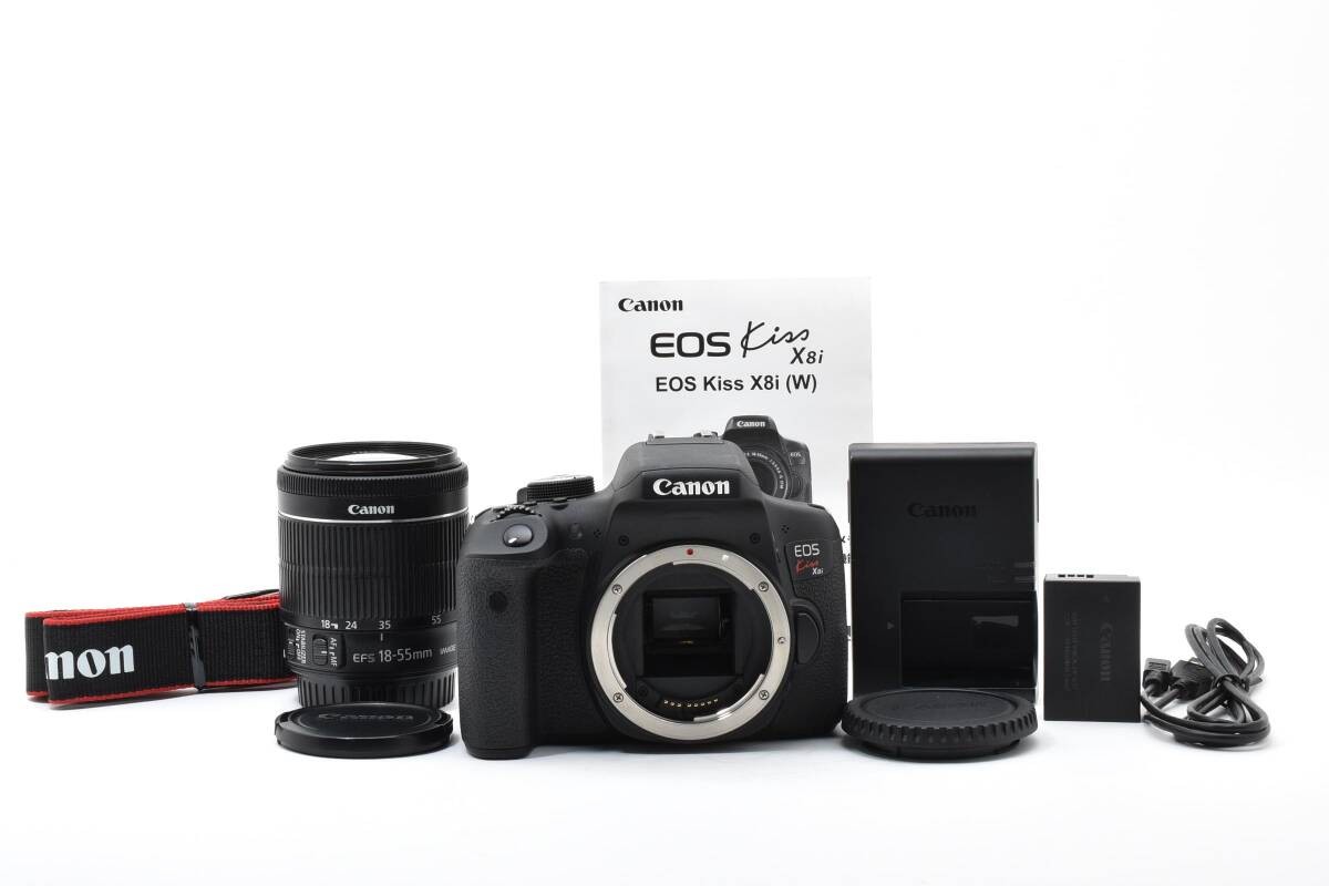 Canon EOS Kiss X8i + EF-S 18-55mm F3.5-5.6 IS STM #1687R, with a shot count of