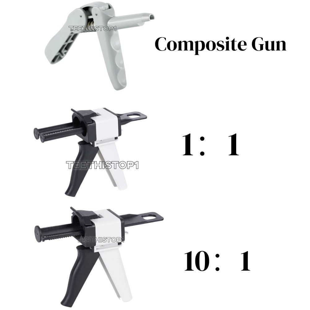 1X Dental Resin Composite Autoclavable Syringe Unidose Dispenser Applicator Gun