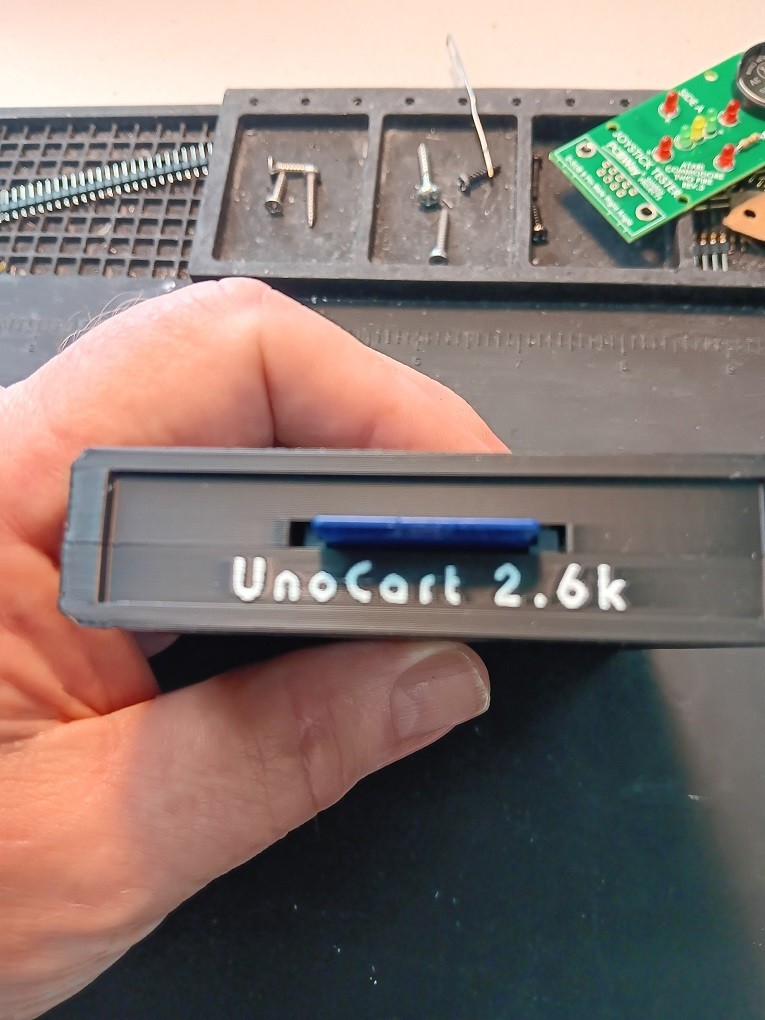 UNO Cart with full size SDCard Slot for the Atari 2600, Brand New and Hand Built