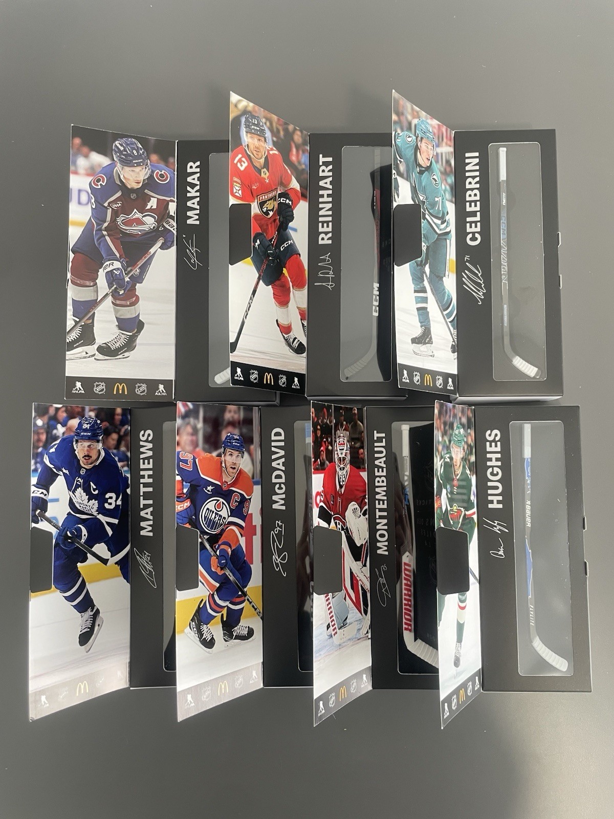FULL SET McDonald's NHL Star Sticks 2025-2026 Canada Exclusive (COMPLETE SET)