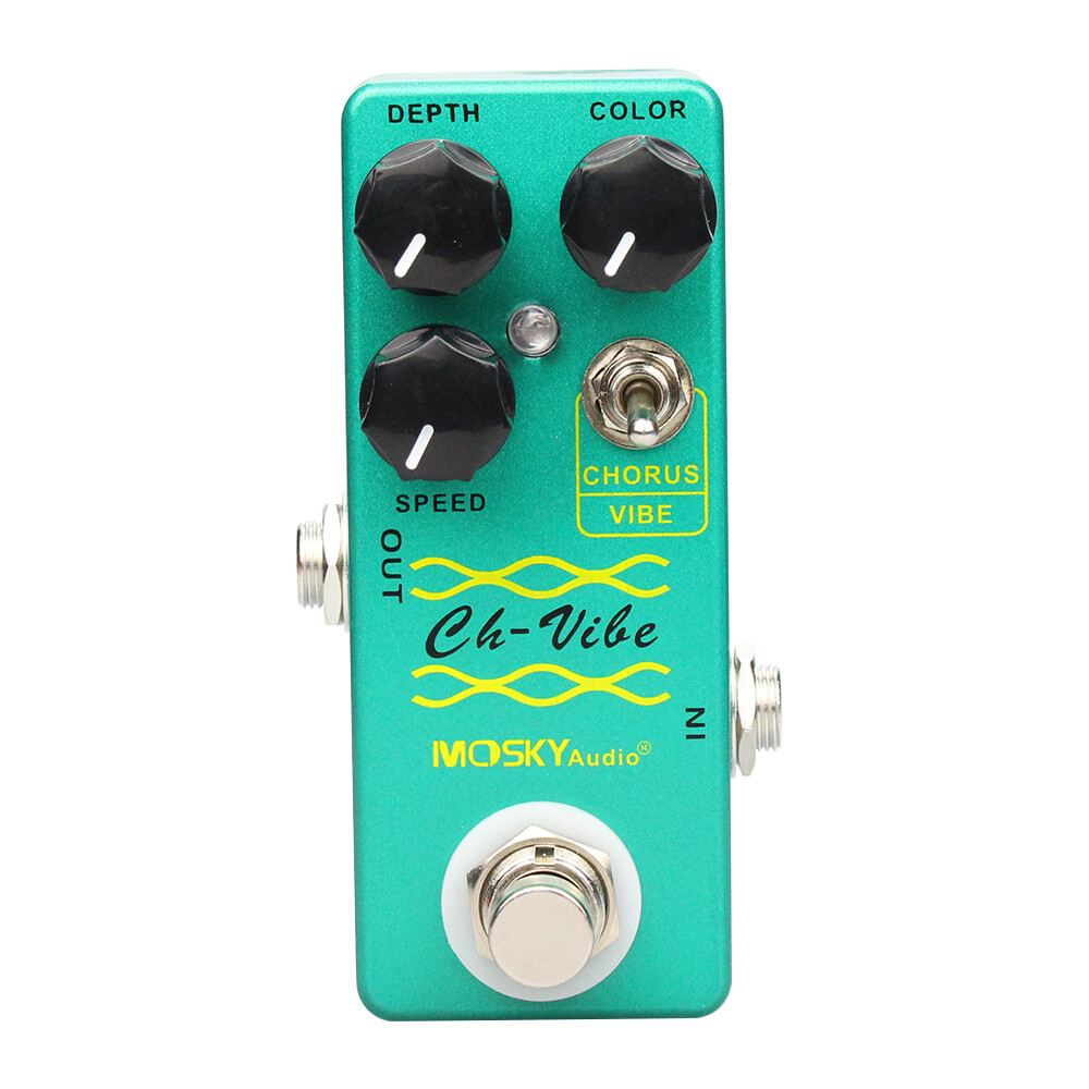 Vintage Chorus Vibe Vibrato Tremolo Mosky Guitar Effect Pedal True Bypass
