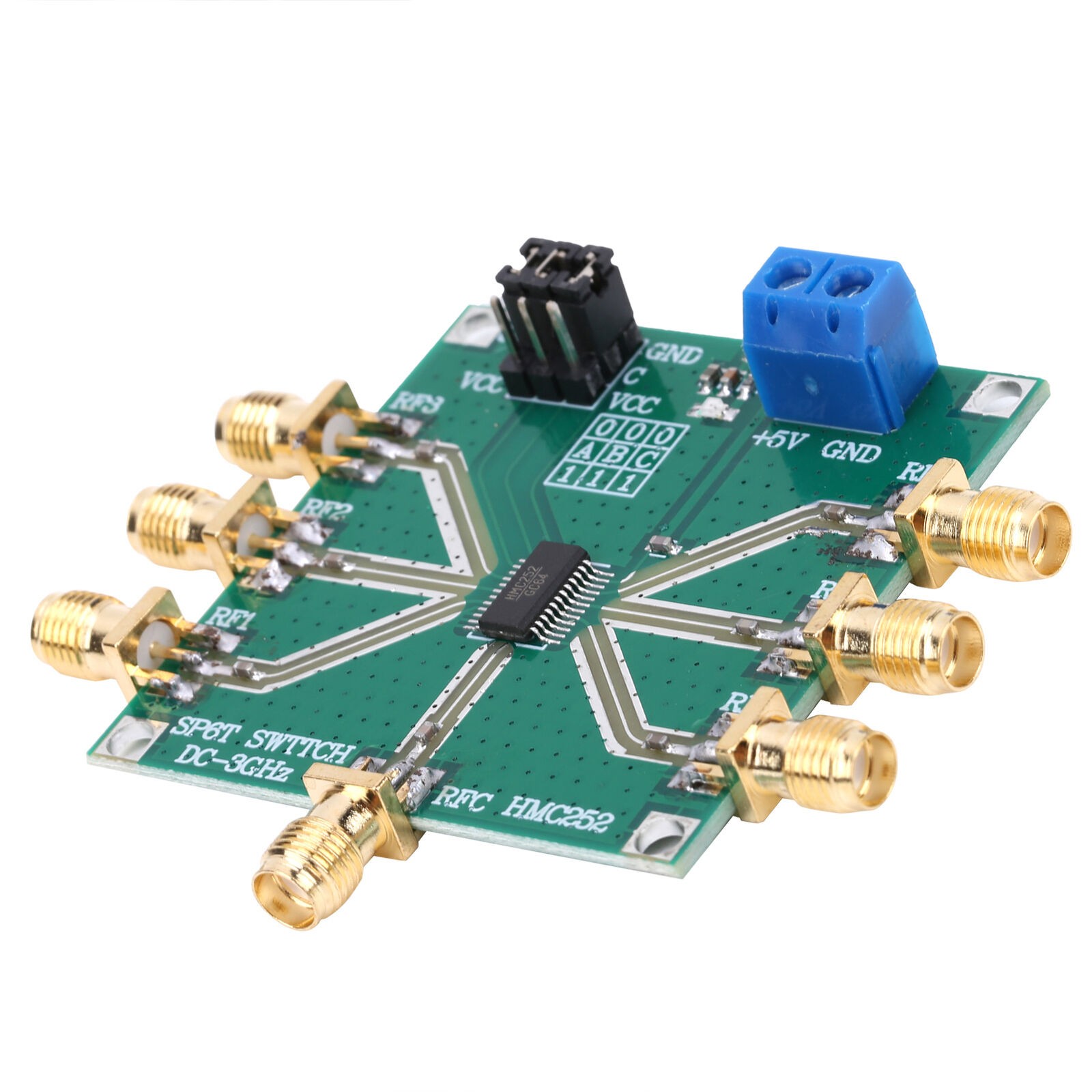 HMC252 DC-3GHz Non-Reflective RF Switch Module Module Single-Pole 6 Throw Switch