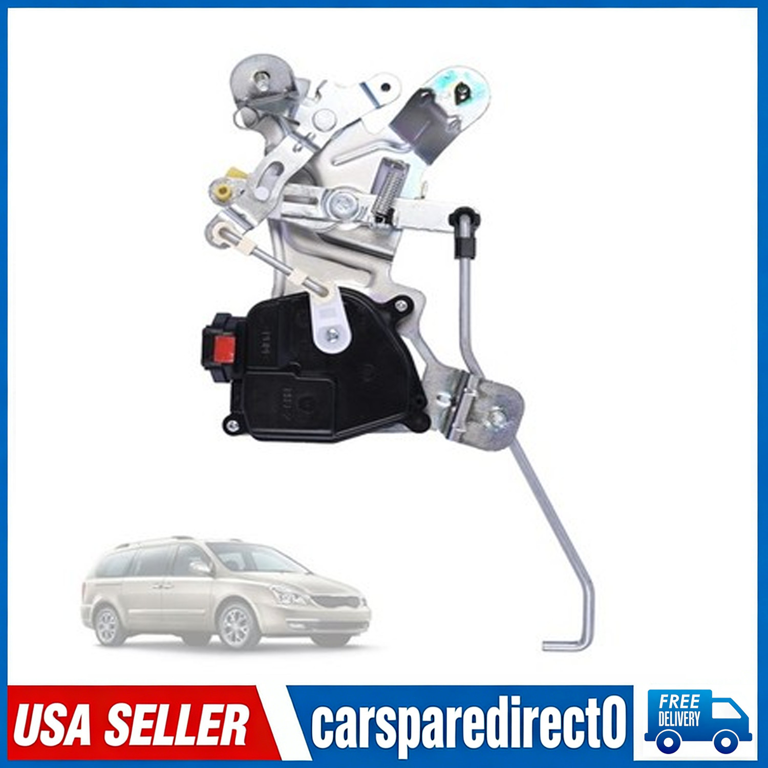 For 10-14 Kia Sedona 81290-4D700 Rear Tail Gate Bell Crank Actuator Assembly