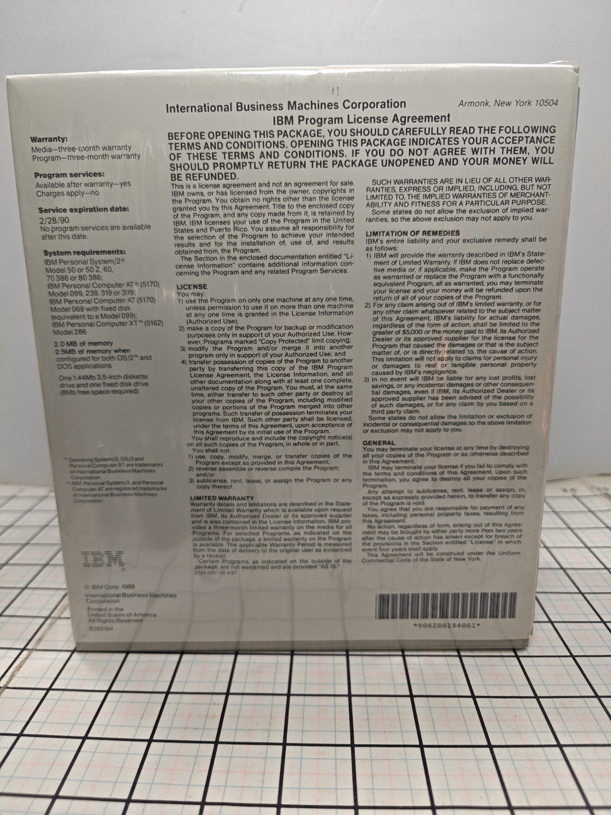 IBM OS/2 Standard Version 1.1 + Operating System/2 Technical Reference Vol. 1