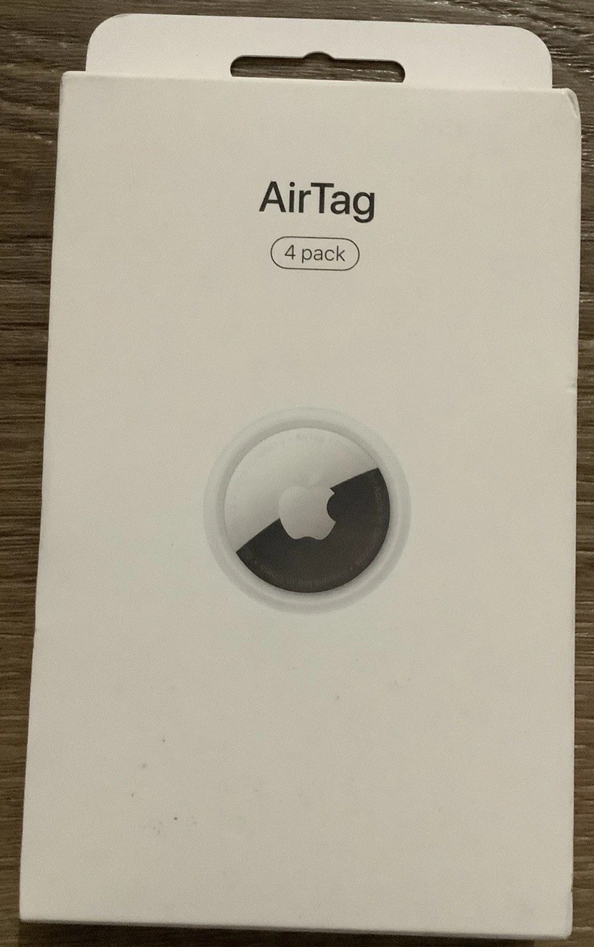 Apple AirTag - GPS Tracker - 4-pack, MX542LL/A - A2187, Brand New Factory Sealed