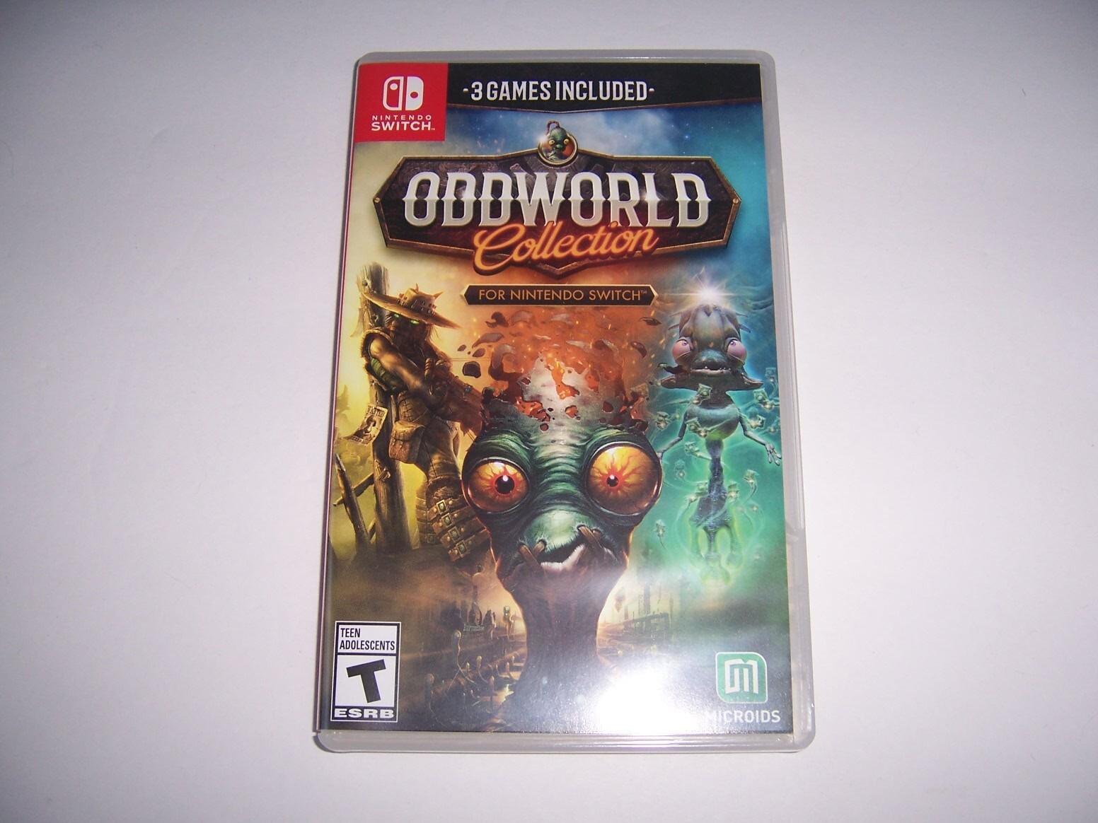 Original Box Case Replacement Nintendo Switch Oddworld Collection