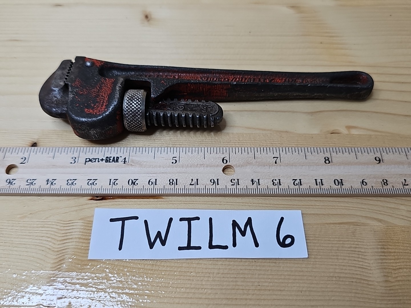 Fuller 8" Pipe Wrench Vintage Japan Tool Super/Quality