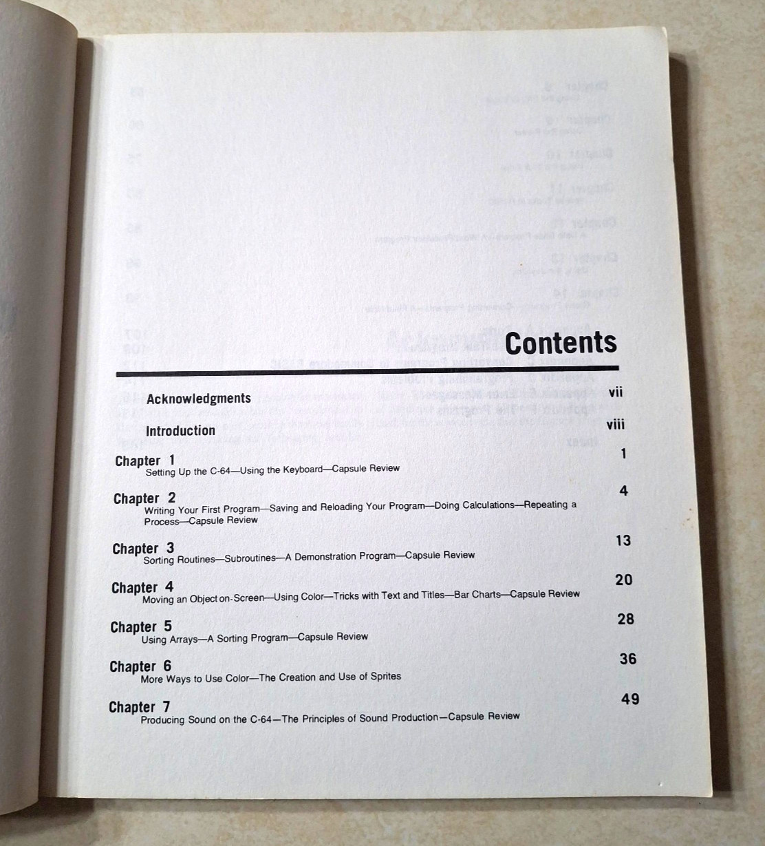 Using & Programming the Commodore 64 First Print Edition Programs Vintage 1984