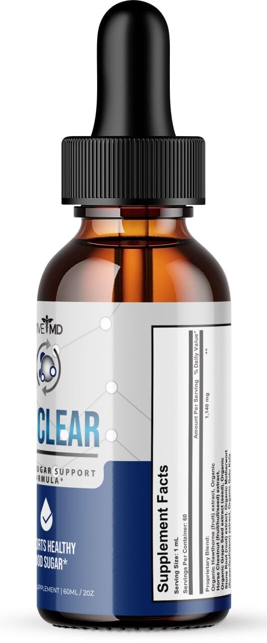 Amiclear Blood Support Dietary Supplement Drops Official Formula (1 Pack)