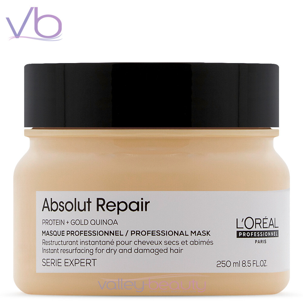 L'OREAL Serie Expert Absolut Repair Masque | Medium - Thick Damaged Hair, 250ml
