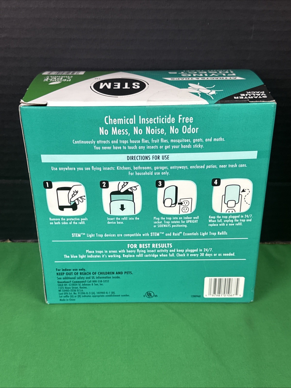 STEM Light Trap Starter Kit with 1 Light Trap and 5 Refills