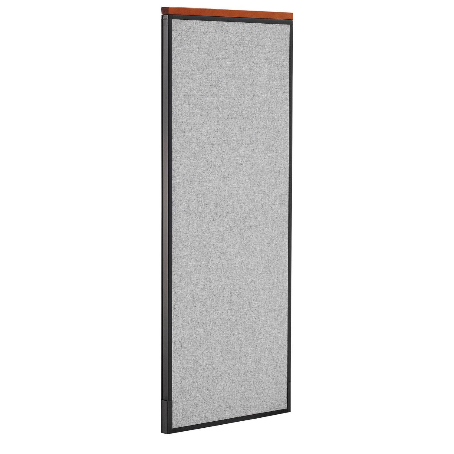24-1/4"W x 61-1/2"H Deluxe Office Partition Panel Gray