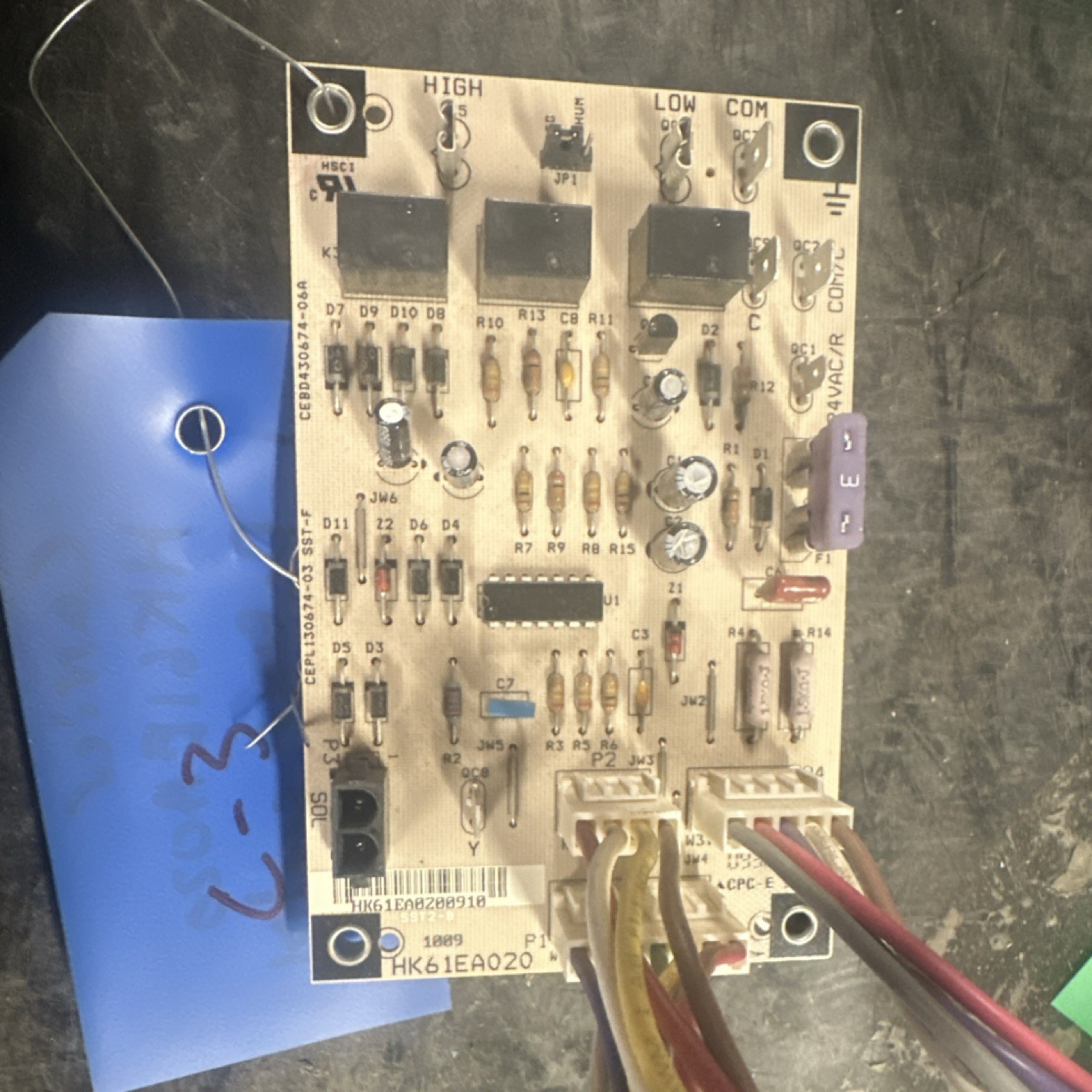 Carrier Defrost Control Board HK61EA020 CEBD430674-06A CEPL130674-03 24VAC
