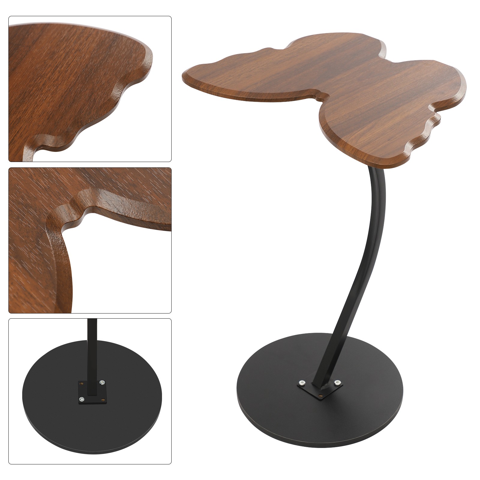 22.83 in Tall End Table Sofa Side Table Multi-purpose Small Space Table