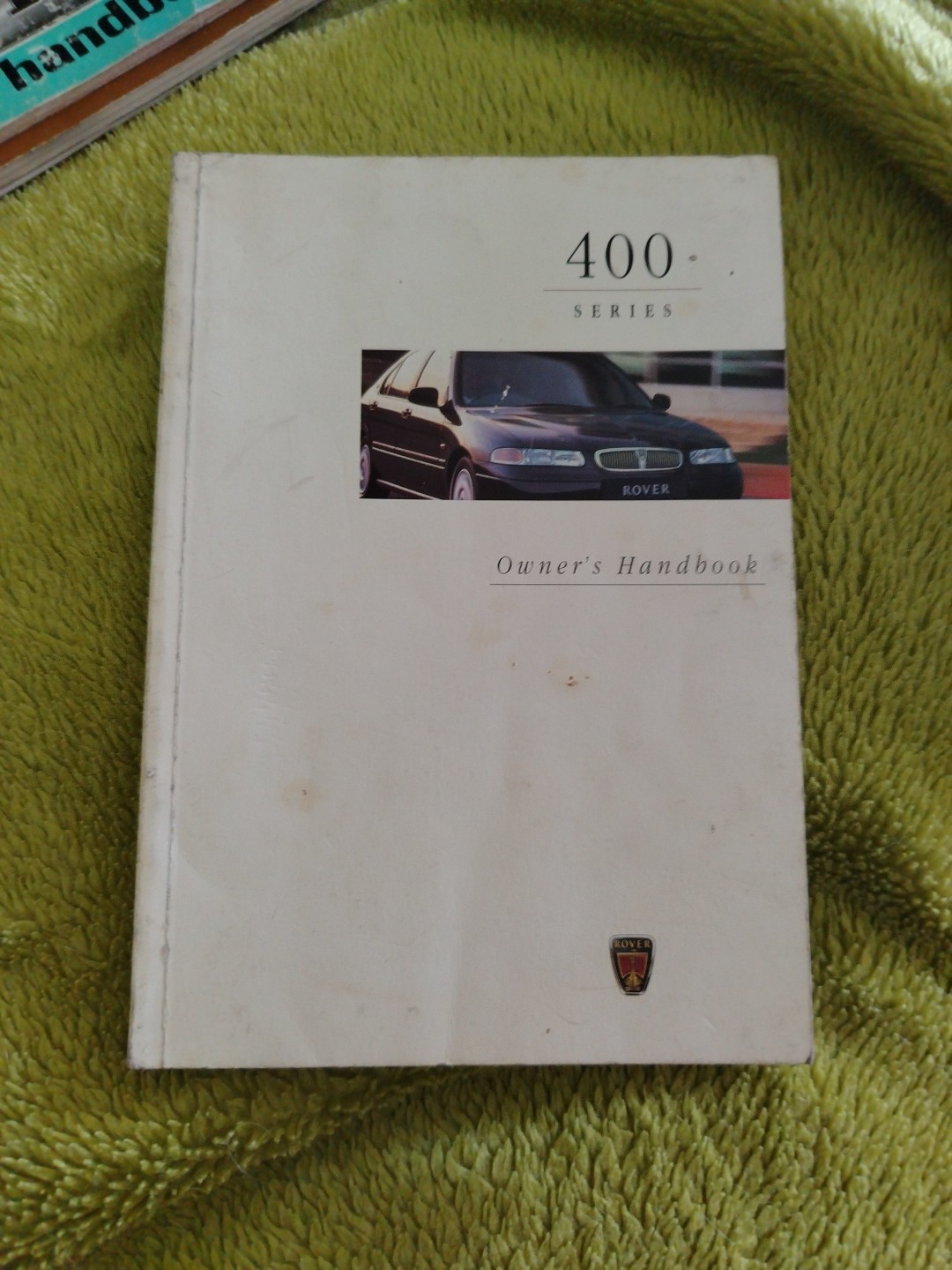 Rover 400 Series Owners Handbook 1997