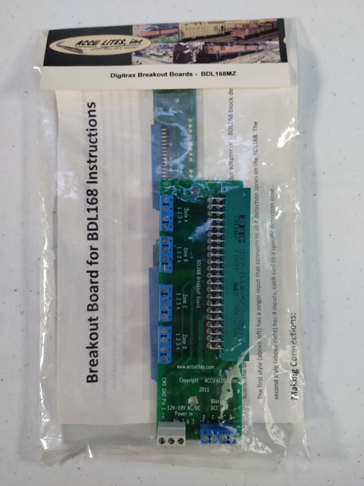 Accu-Lites 4001-E BDL168MZ All Scale Multi Zone Breakout Board