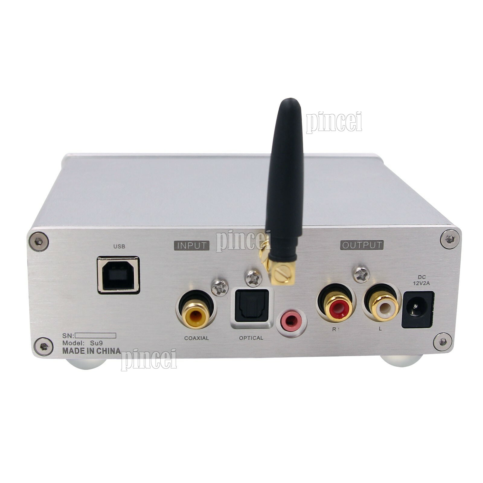 SU9 Bluetooth 5.0 DAC Decoder Dual ES9038 DSD512 DAC Headphone Amp For LDAC