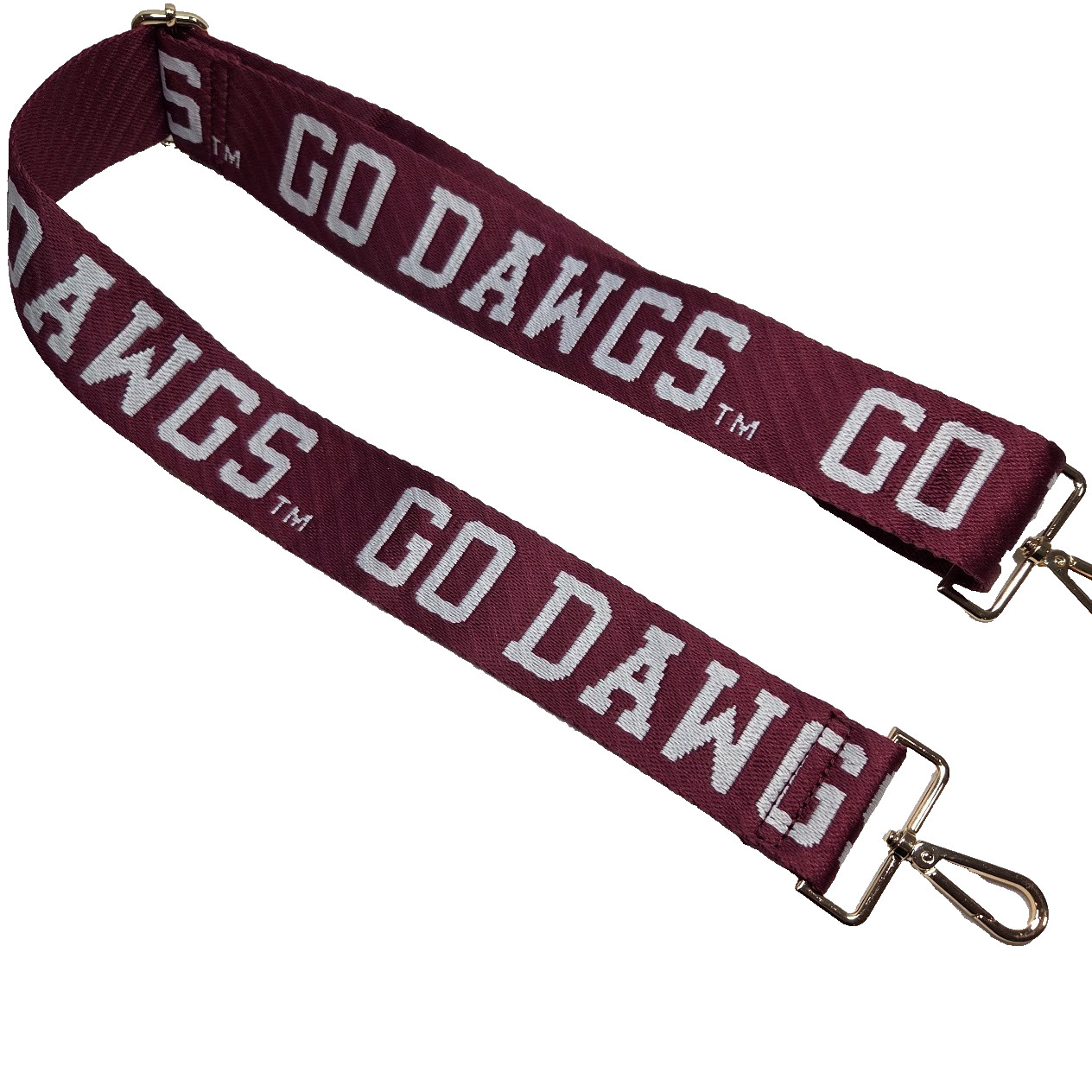 GO DAWGS Maroon Spirit Shoulder Bag Strap Tote Guitar Mississippi State NWOT