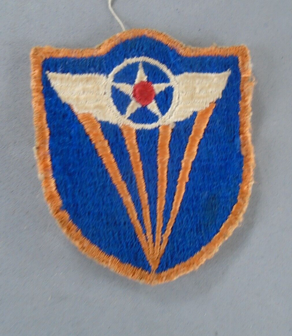 4th Air Force patch with gold colored border  on back