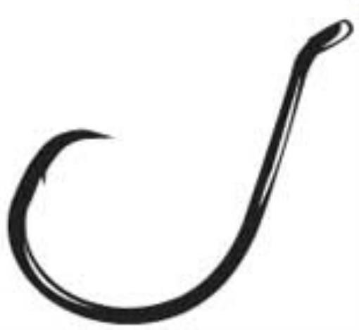Gamakatsu 208418 #8/0 6Ct Octopus Circle Hooks Offset Point