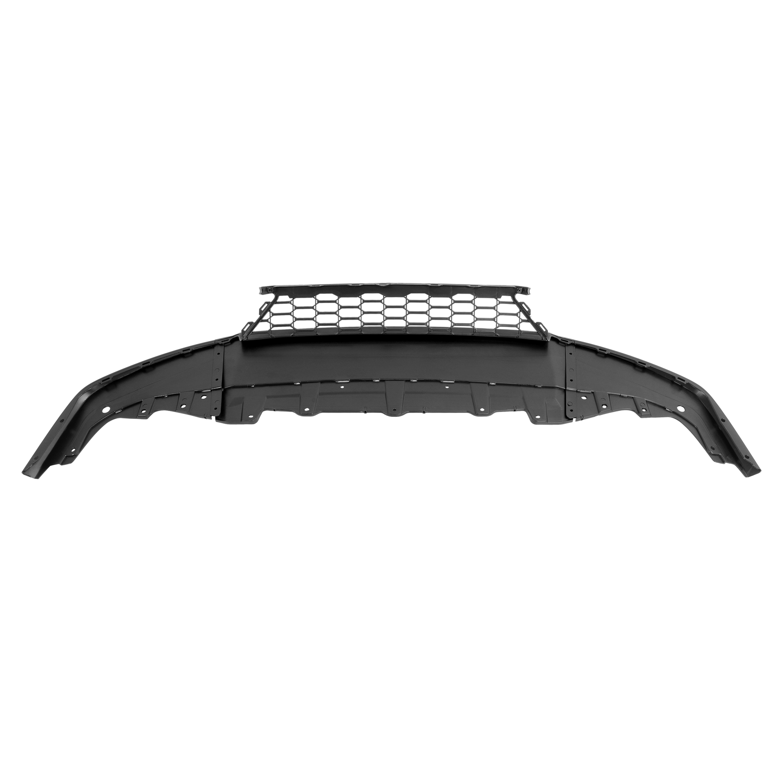 Front Bumper Grille Textured Black Plastic For 2017-2019 Honda Civic Hatchback