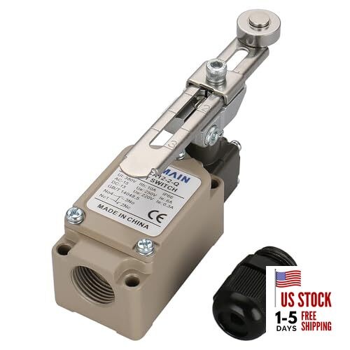 Adjustable Rotary Roller Lever Limit Switch WLCA12-2-Q Momentary 380V 10A