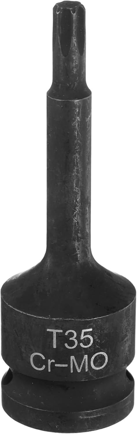 HARFINGTON T35 Torx Bit Socket 1/2" Drive 6 Point Star Screwdriver