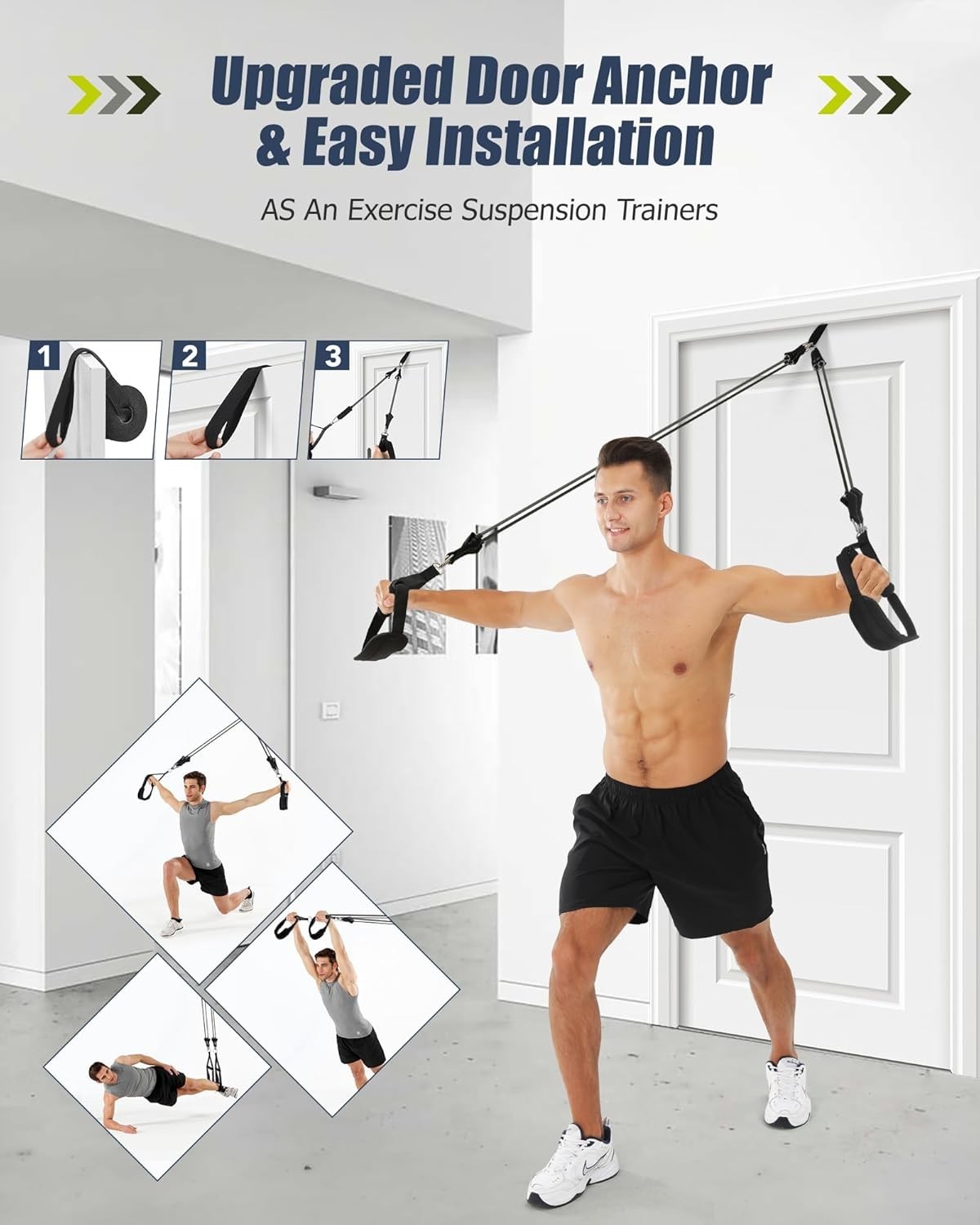 Pilates Bar with Elastic Resistance Bands