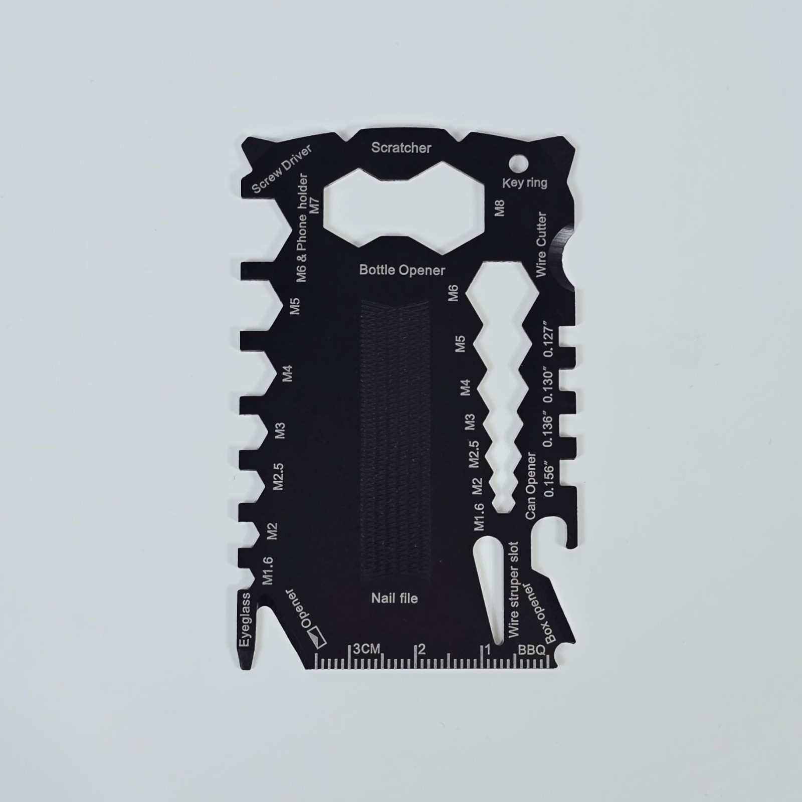 FSG Metal Card Multi-Tool Wallet Size 40+ In 1 Tactical EDC Tool Gift Boxed