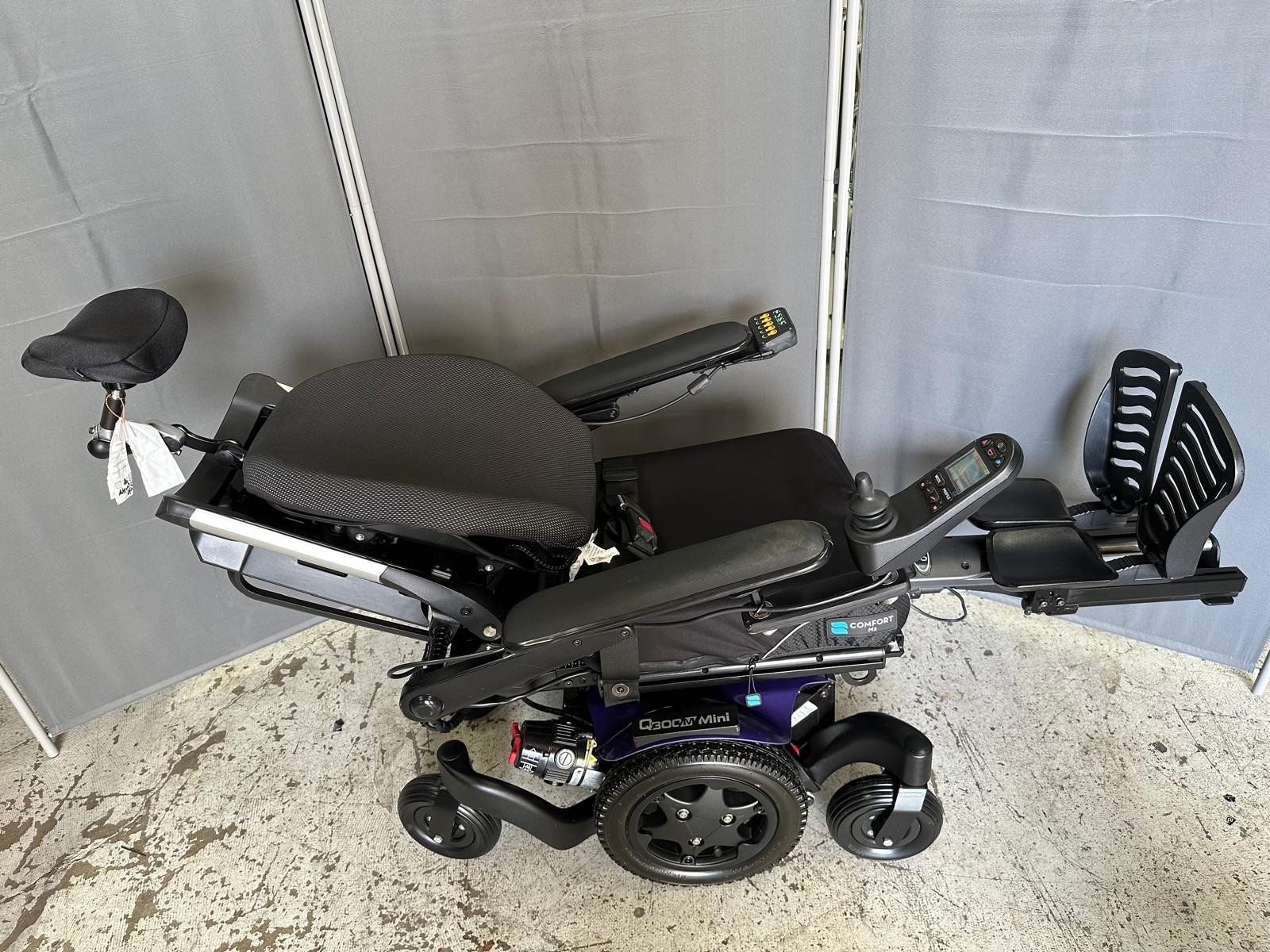 2024 Quickie Q300M Mini Wheelchair, with  Power Tilt,Leg,Recline, Lights 5 Miles
