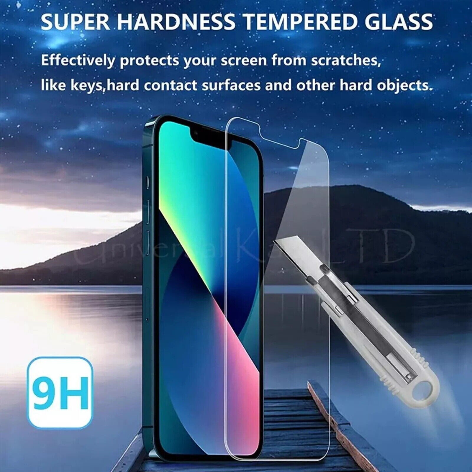 2PCS Apple tempered glass protector suitable for iPhone 14 15 16 Pro Plus Max