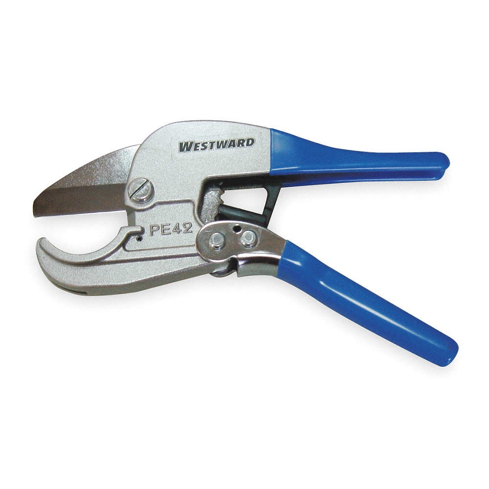 WESTWARD 1YNA6 Tubing Cutter,Ratcheting,1 to 1-5/8",PVC 1YNA6