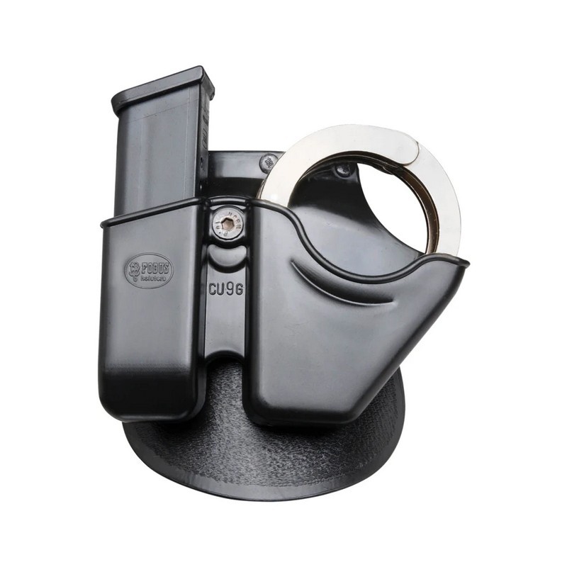 Fobus CU9G Magazine/Handcuff Combo Paddle Pouch for Glock 9mm/.40 Double-Stack