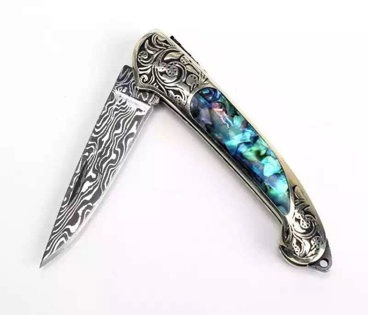 Abalone Shell Knife Handle Acrylic Scale Slabs DIY Making Knives Plate