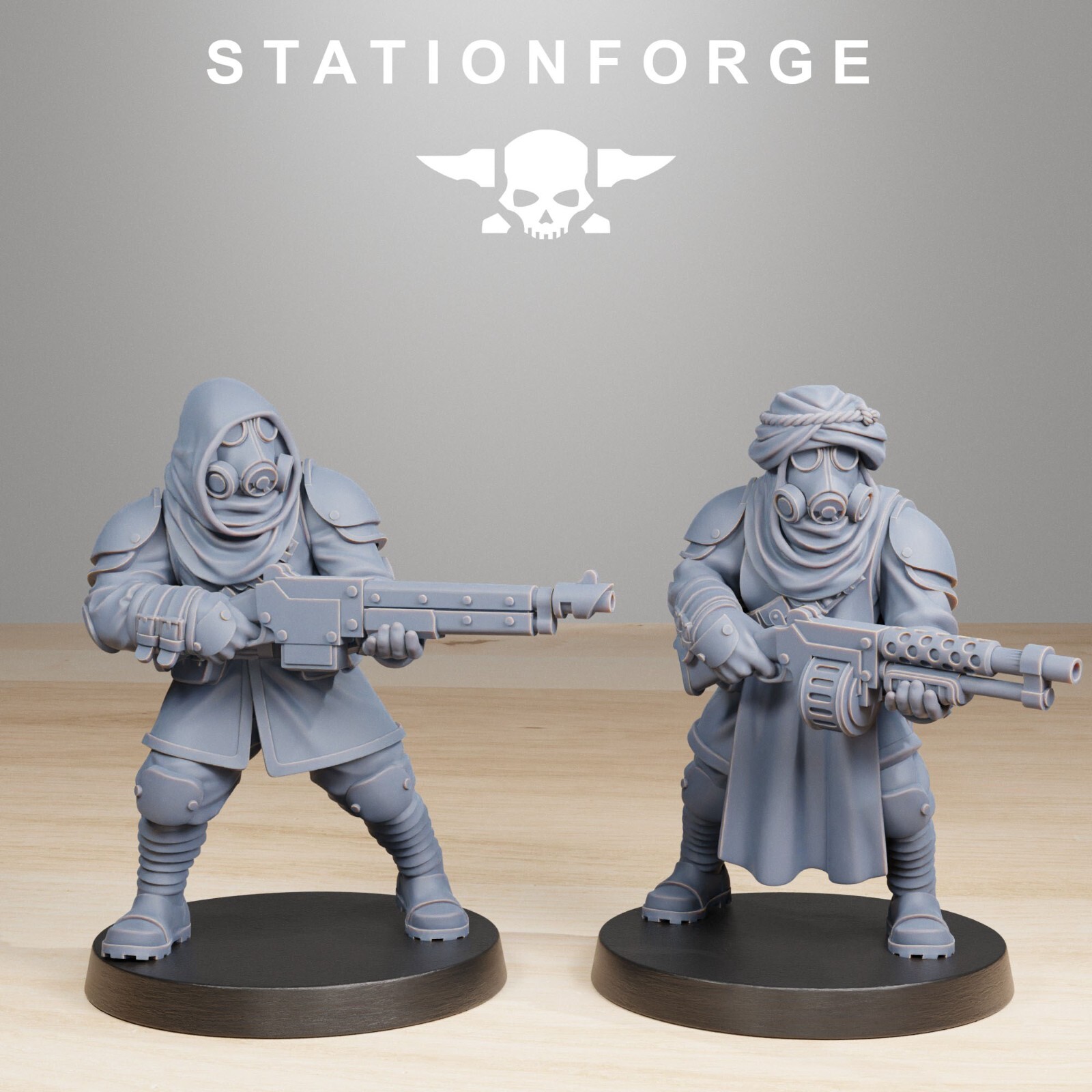 GrimGuard Scorchers and Captains from Station Forge 32mm