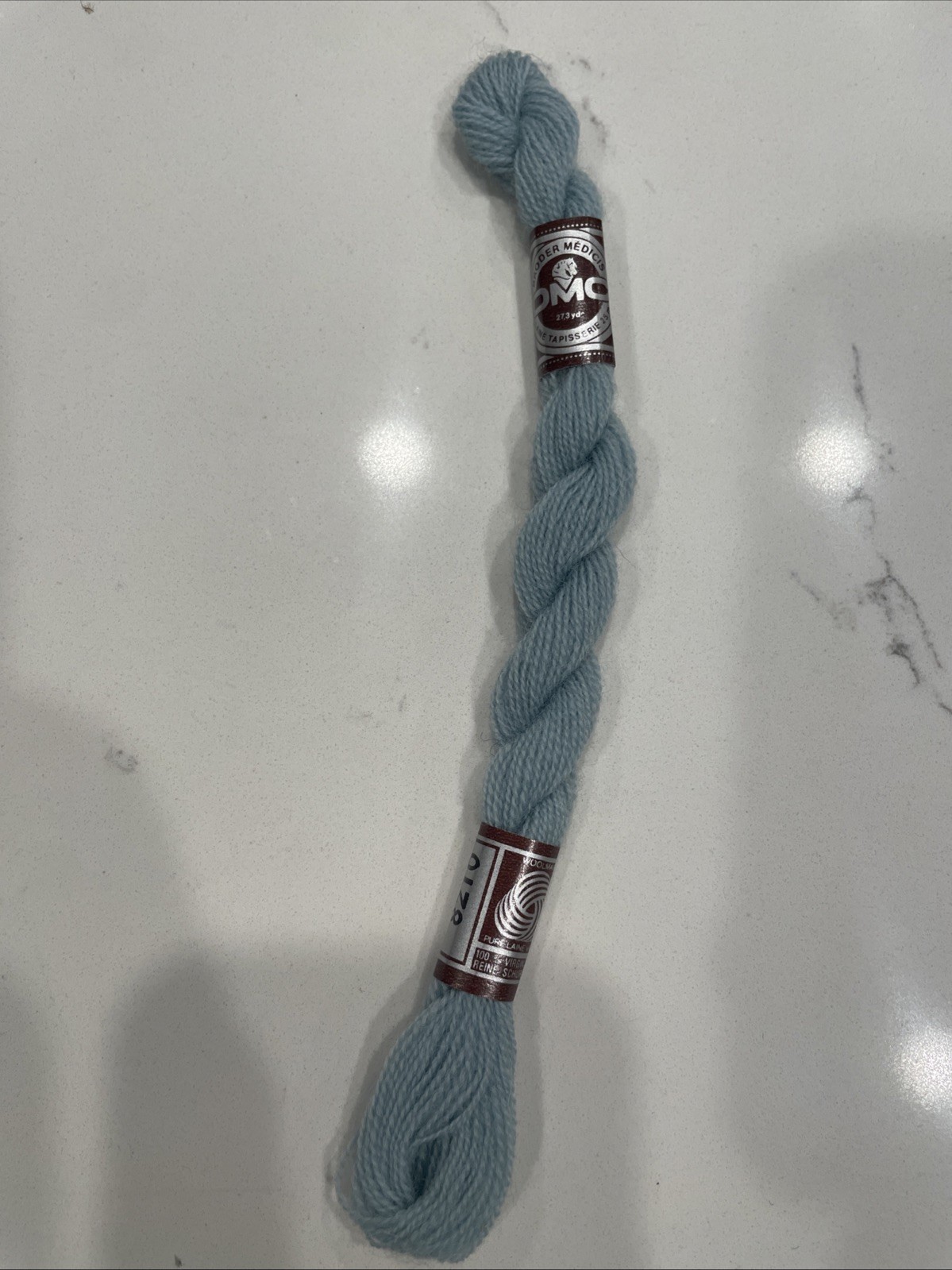 DMC Broder Medicis Laine Tapestry Wool 27.3 Yards Skein - Color 8210 - Blue