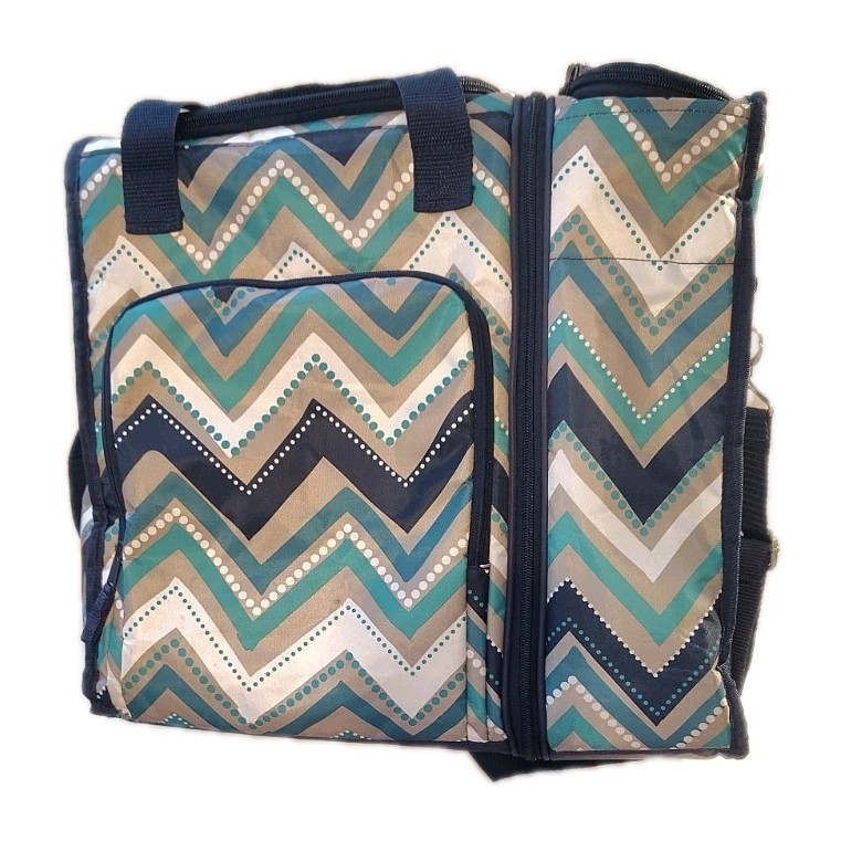 Thirty One On the Double Set Insulated Cooler Dotty Chevron Large Retired