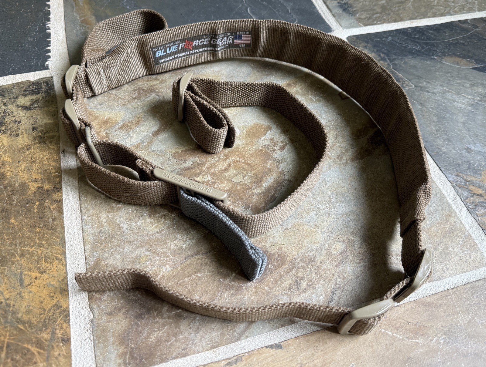 Blue Force Gear Vickers Combat Sling Padded 2-Point - Coyote