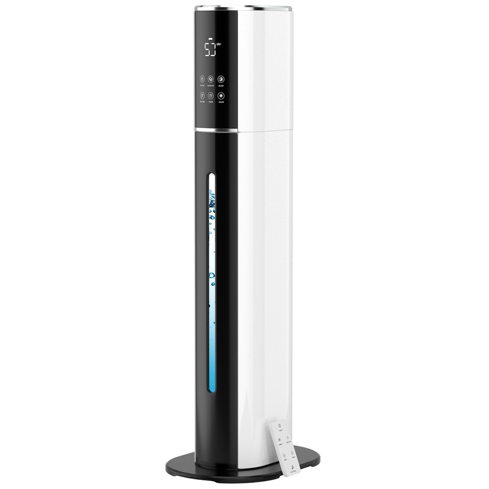 2.4gal/9L Air Purifier Humidifier w/ Timer & Humidity Control 3-Speed Ultrasonic