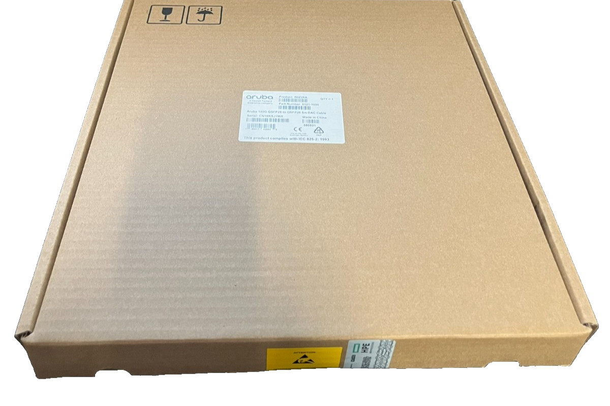 R0Z26A HPE Aruba 100G QSFP28 to QSFP28 5M DAC Cable *FACTORY SEALED*