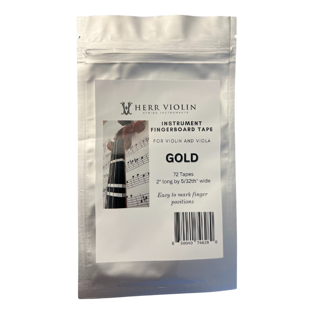 Violin, Viola | Fingerboard Tape | String Instrument fingerboard Tape | Gold