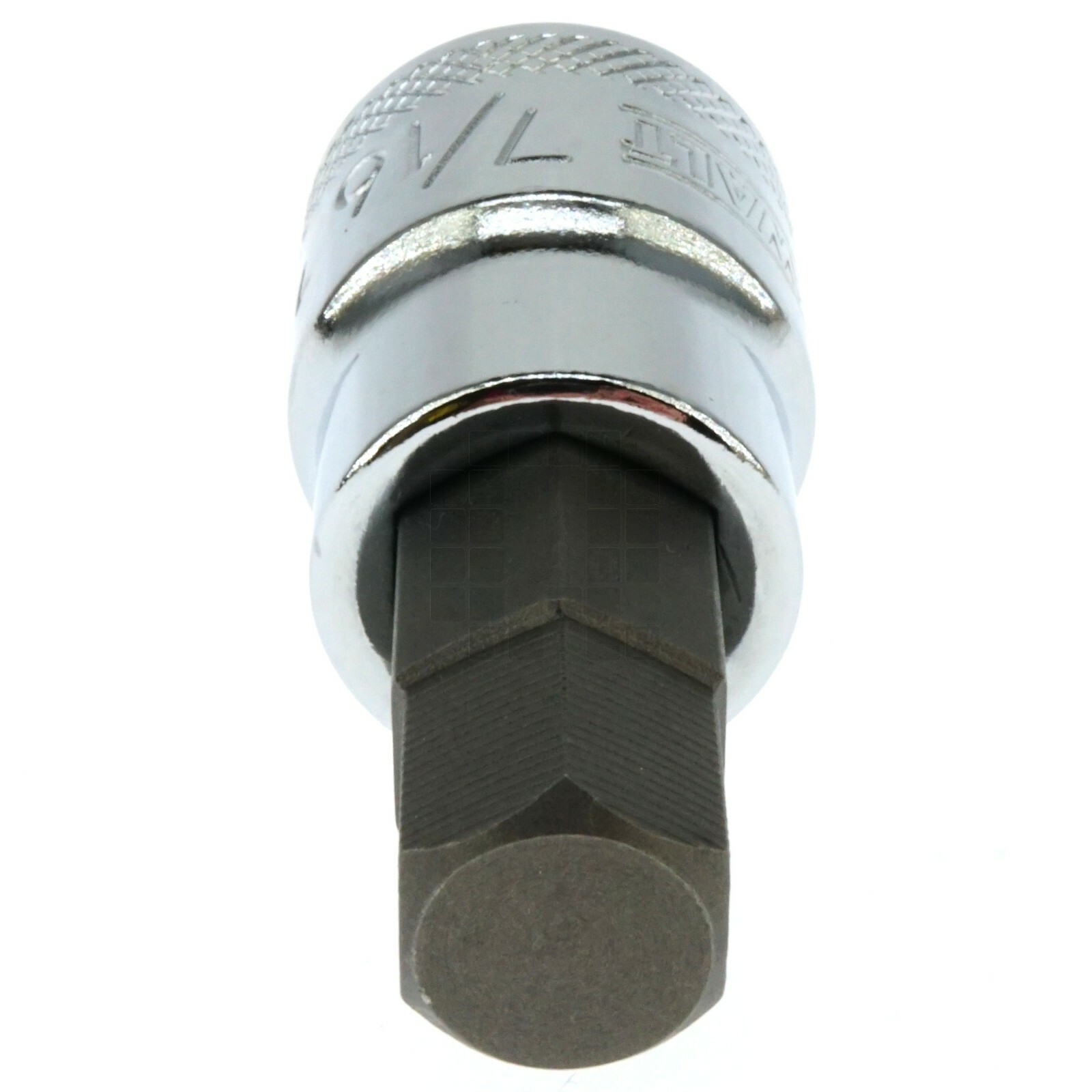 Dewalt DWMT74634OSP 7/16" Chrome Hex Bit Socket, 3/8" Drive, 74-634D
