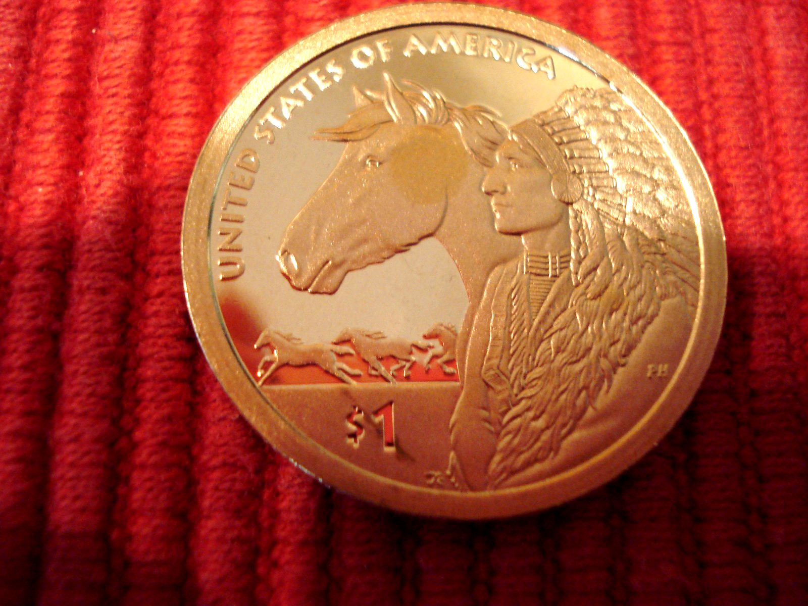 2012 S Sacagawea Native American Gem Proof Dollar