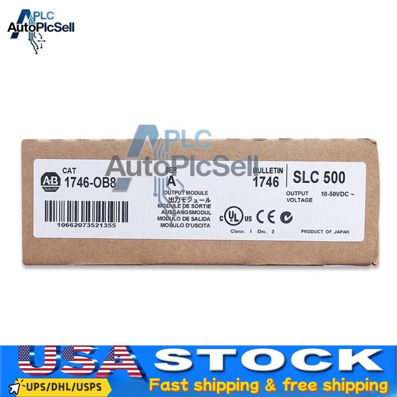 New Factory Sealed 1746-OB8 FREE SHIPPING Allen bradley 1746OB8