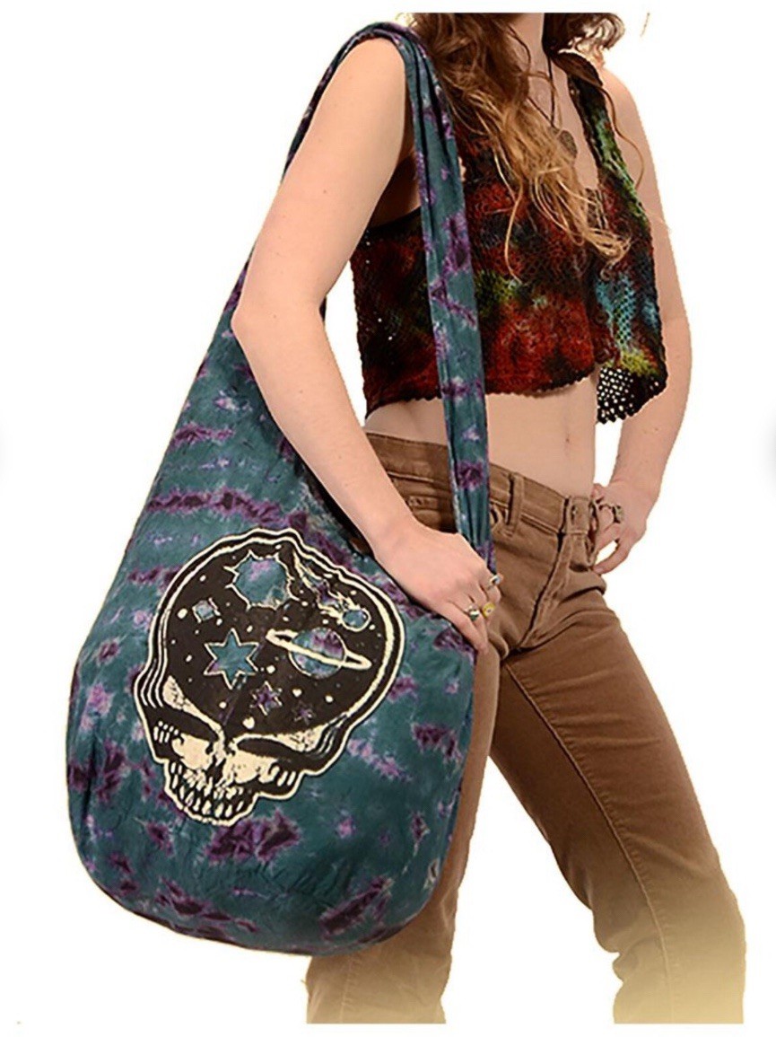 Las Vegas Sphere bag Grateful Dead Space Your Face tie dye shoulder bag