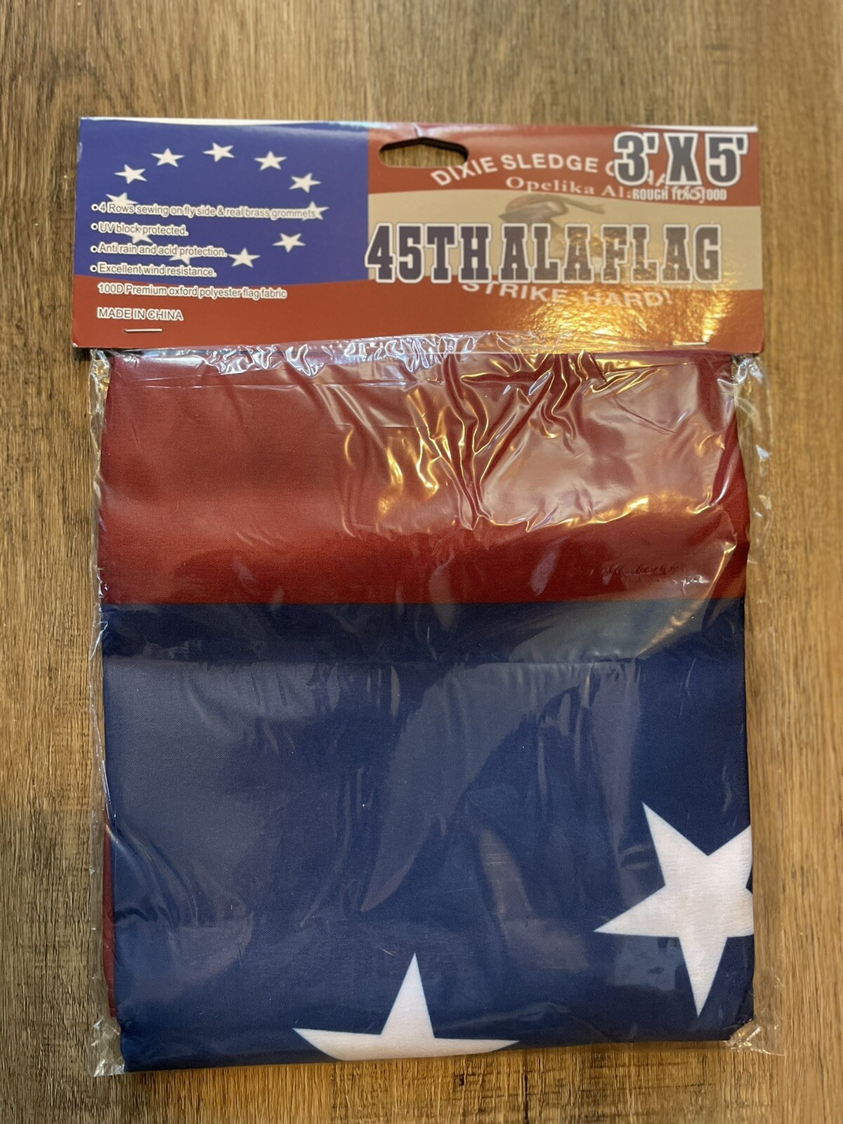 45th Alabama Infantry 3'X5' Flag DIXIE SLEDGE GUARDS STRIKE HARD