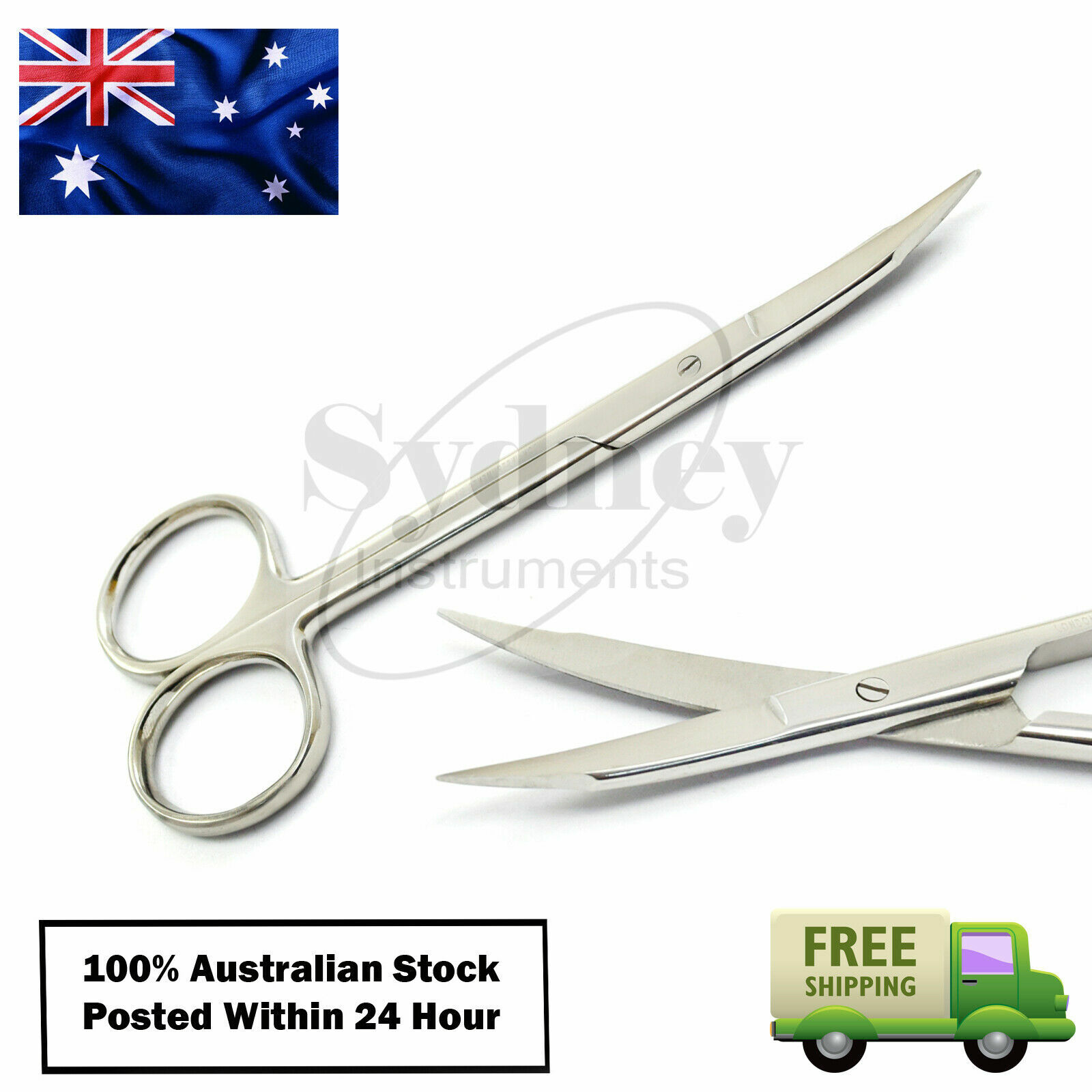 Dental Goldman Fox Scissor Curved Vet Super Cut Scissor Oral Surgery Instruments