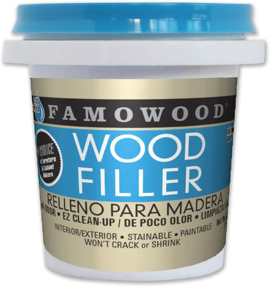 40042126 Latex Wood Filler - 1/4 Pint 1 Count (Pack of 1) Natural