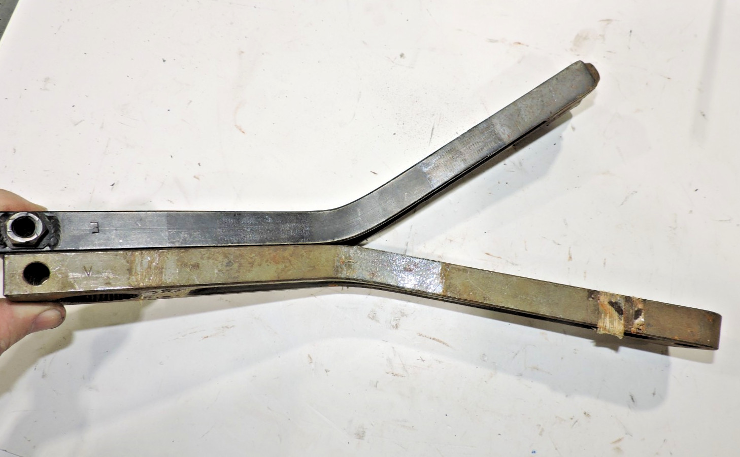 Schroeder 1 1/2" steel 30* Sway Bar arms 4130 11.75 / 12" TL NASCAR