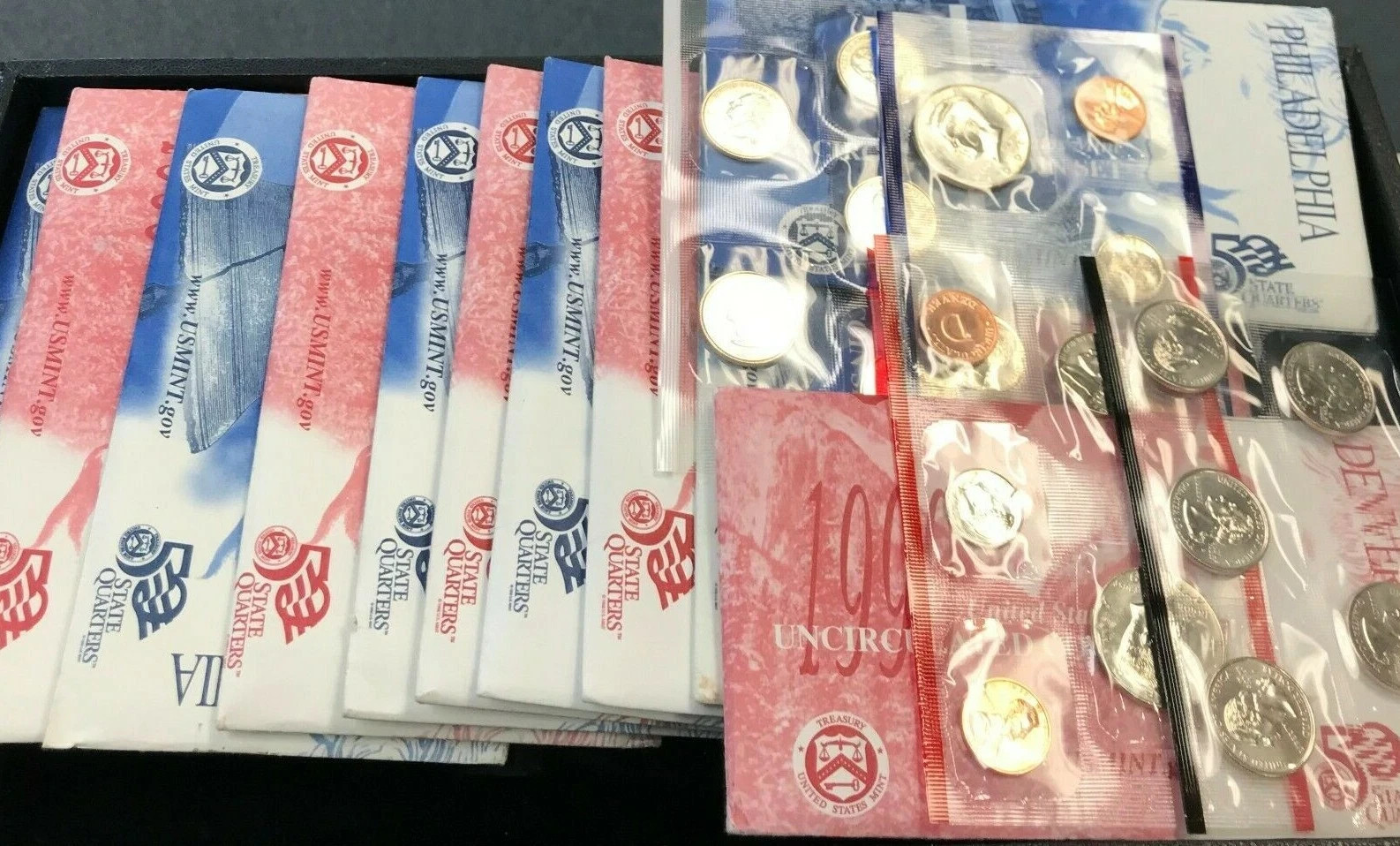 1999 P & D US MINT PROOF SETS OGP ORIGINAL GOV PACKAGING